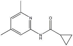 N-(4,6-dimethyl-2-pyridinyl)cyclopropanecarboxamide Struktur