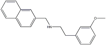 2-[3-(methyloxy)phenyl]-N-(naphthalen-2-ylmethyl)ethanamine Struktur