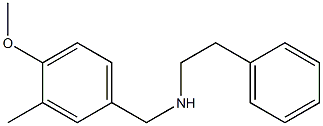 N-(4-methoxy-3-methylbenzyl)-2-phenylethanamine Struktur