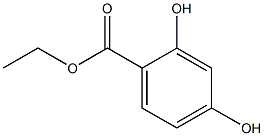 beta-Resorcylic acid, Ethyl ester Struktur