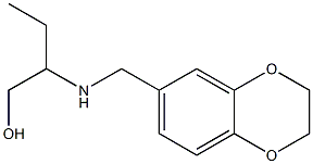 2-[(2,3-dihydro-1,4-benzodioxin-6-ylmethyl)amino]-1-butanol Struktur