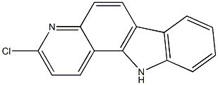 3-chloro-11H-pyrido[3,2-a]carbazole Struktur