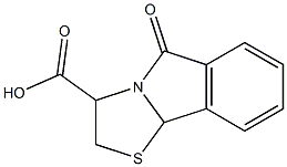 5-oxo-2,3,5,9b-tetrahydro[1,3]thiazolo[2,3-a]isoindole-3-carboxylic acid Struktur