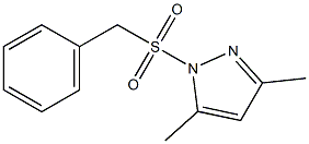 1-(benzylsulfonyl)-3,5-dimethyl-1H-pyrazole Struktur