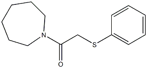 2-(1-azepanyl)-2-oxoethyl phenyl sulfide Struktur