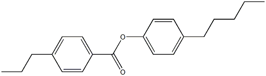 4'-Amylphenol p-propylbenzoate Struktur