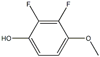 4-Methoxy-2,3-difluorophenol Struktur