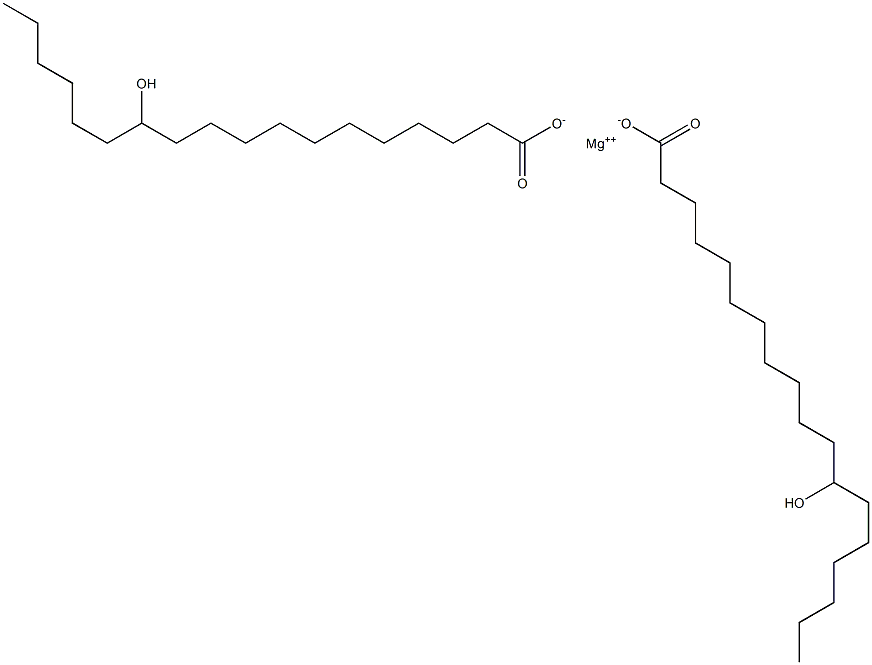 Magnesium 12-hydroxystearate Struktur