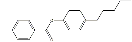 4'-Amylphenol p-methylbenzoate Struktur