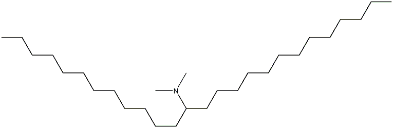 Dodecyl/tetradecyl dimethyl amine Struktur