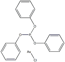 Chloro(triphenylphosphite)gold Struktur