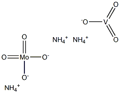 Ammonium Molybdate-Vanadate, Solution Struktur