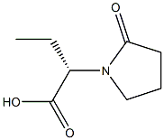 (alpha S)- alpha-Ethyl-2-oxo-1-pyrrolidine acetic acid Struktur