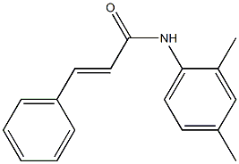 (E)-N-(2,4-dimethylphenyl)-3-phenyl-2-propenamide Struktur