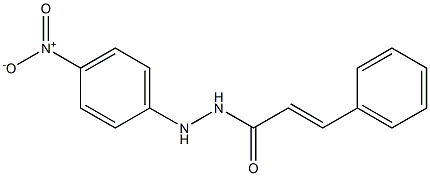 (E)-N'-(4-nitrophenyl)-3-phenyl-2-propenohydrazide Struktur