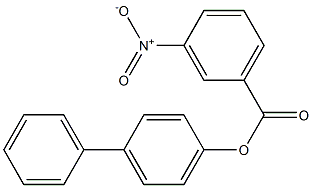 [1,1'-biphenyl]-4-yl 3-nitrobenzoate Struktur