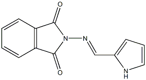 2-{[(E)-1H-pyrrol-2-ylmethylidene]amino}-1H-isoindole-1,3(2H)-dione Struktur