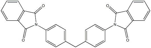 2-{4-[4-(1,3-dioxo-1,3-dihydro-2H-isoindol-2-yl)benzyl]phenyl}-1H-isoindole-1,3(2H)-dione Struktur