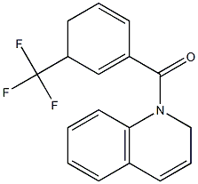 3,4-dihydro-1(2H)-quinolinyl[3-(trifluoromethyl)phenyl]methanone Struktur