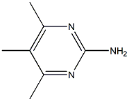 4,5,6-trimethyl-2-pyrimidinylamine Struktur