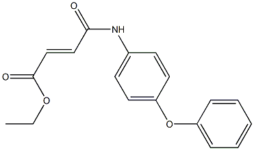 ethyl (E)-4-oxo-4-(4-phenoxyanilino)-2-butenoate Struktur