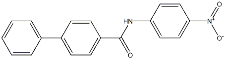 N-(4-nitrophenyl)[1,1'-biphenyl]-4-carboxamide Struktur