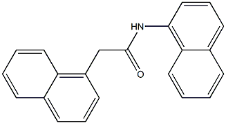 N,2-di(1-naphthyl)acetamide Struktur