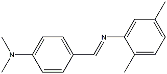 N-{(E)-[4-(dimethylamino)phenyl]methylidene}-N-(2,5-dimethylphenyl)amine Struktur