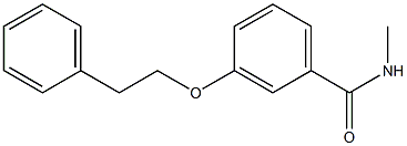 N-methyl-3-(phenethyloxy)benzamide Struktur