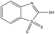 Mercaptobenzothiazole disulfide Struktur