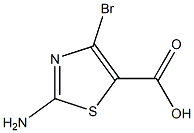 2-amino-4-bromothiazole-5-carboxylic acid Struktur