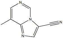 8-methylimidazo[1,2-c]pyrimidine-3-carbonitrile Struktur