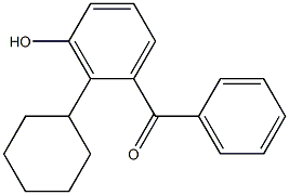 hydroxyl cyclohexyl phenylketone Struktur