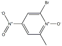 6-Bromo-2-methyl-4-nitropyridine-n-oxide ,97% Struktur