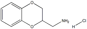 (2,3-dihydro-1,4-benzodioxin-2-ylmethyl)amine hydrochloride Struktur