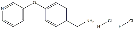 1-[4-(pyridin-3-yloxy)phenyl]methanamine dihydrochloride Struktur