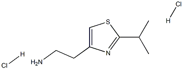 2-(2-isopropyl-1,3-thiazol-4-yl)ethanamine dihydrochloride Struktur