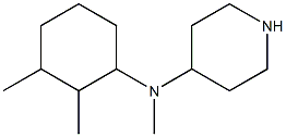 N-(2,3-dimethylcyclohexyl)-N-methylpiperidin-4-amine Struktur