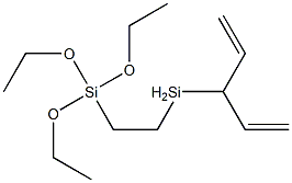 (divinylmethylsilylethyl)triethoxysilane Struktur