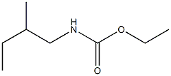 N-(2-Methylbutyl)carbamic acid ethyl ester Struktur