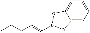 2-[(E)-1-Pentenyl]-1,3,2-benzodioxaborole Struktur