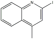 2-Iodo-4-methylquinoline Struktur