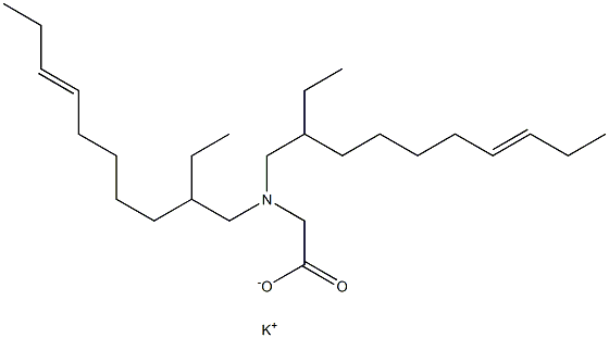 N,N-Bis(2-ethyl-7-decenyl)glycine potassium salt Struktur