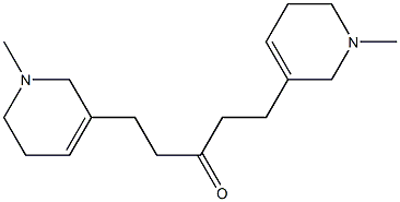 [(1-Methyl-1,2,5,6-tetrahydropyridin)-3-yl]ethyl ketone Struktur