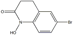 6-Bromo-1-hydroxy-3,4-dihydroquinolin-2(1H)-one Struktur