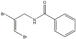 N-[(E)-2,3-Dibromoallyl]benzamide Struktur