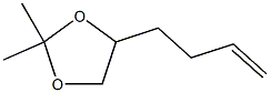 2,2-Dimethyl-4-(3-butenyl)-1,3-dioxolane Struktur