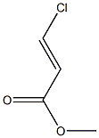 (E)-3-Chloropropenoic acid methyl ester Struktur