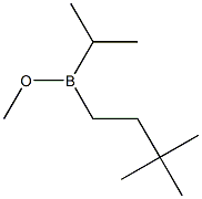 (3,3-Dimethylbutyl)isopropyl(methoxy)borane Struktur