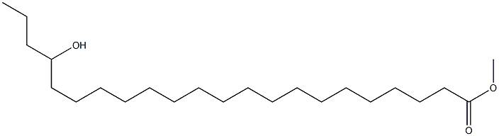 19-Hydroxydocosanoic acid methyl ester Struktur